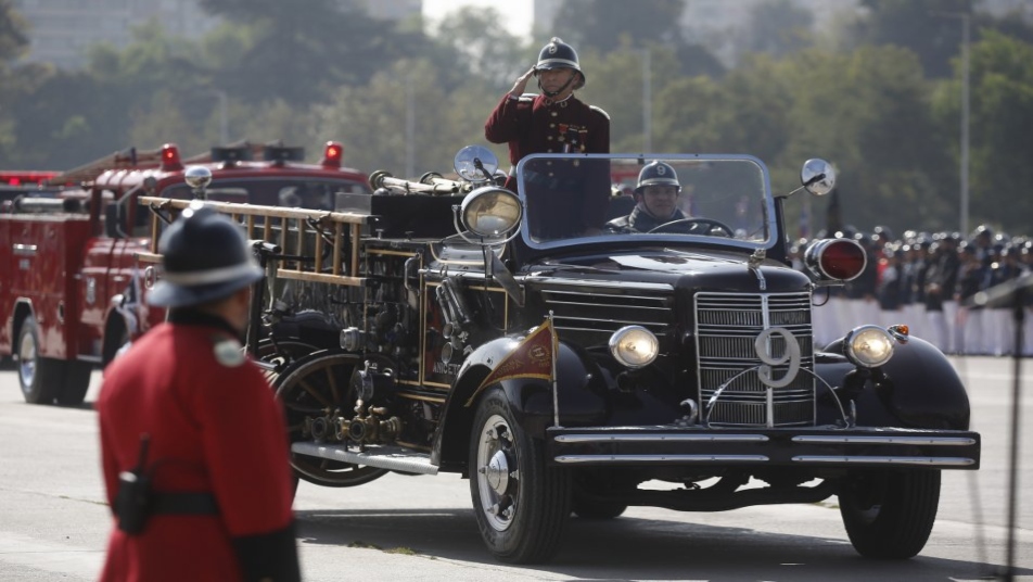 El Cuerpo de Bomberos de Santiago llevó a cabo una nueva versión del tradicional Ejercicio General